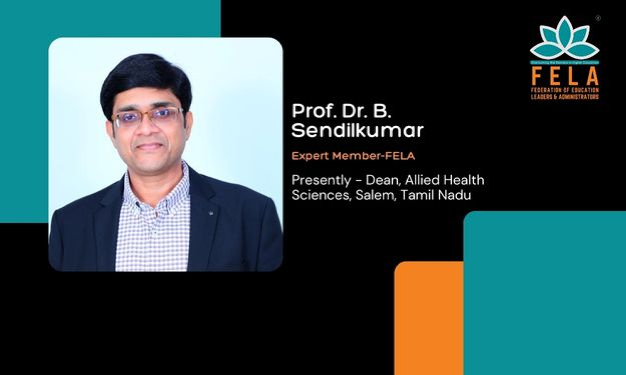 Prof. Dr. B. Sendilkumar
