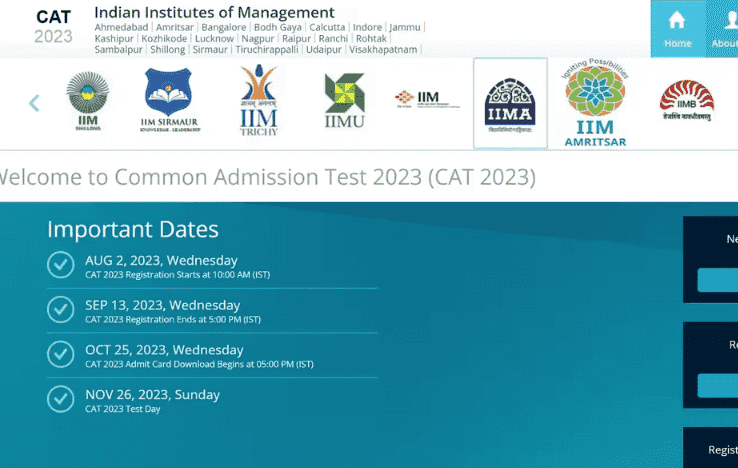 CAT 2023 Registration Commences at IIM Lucknow: Apply Now
