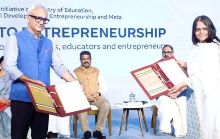 Dharmendra Pradhan Launches 3-Year Partnership with Meta for Education Empowerment