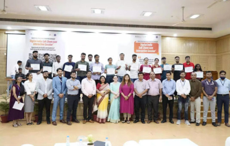 Digital India Talk Show at Delhi University