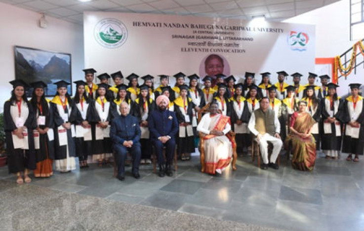President Murmu  Addresses Hemvati Nandan Bahuguna Garhwal University's 11th Convocation