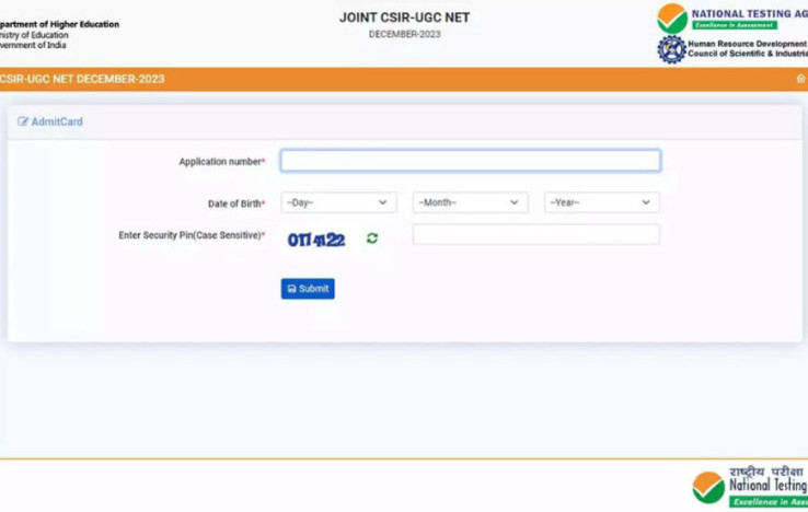 CSIR UGC NET 2023 Admit Card Released by NTA: Download Process and Exam Details