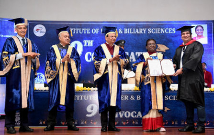 President of India Attends 9th Convocation of ILBS