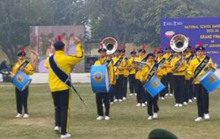 National School Band Competition Grand Finale Held in New Delhi