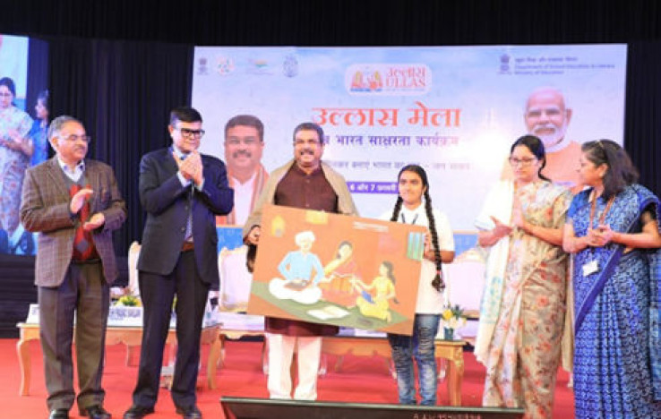 76 years of independence, literacy has gone up to almost 80%, Says Shri Dharmendra Pradhan