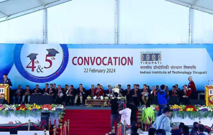 Dharmendra Pradhan Addresses 4th and 5th Convocation of IIT Tirupati