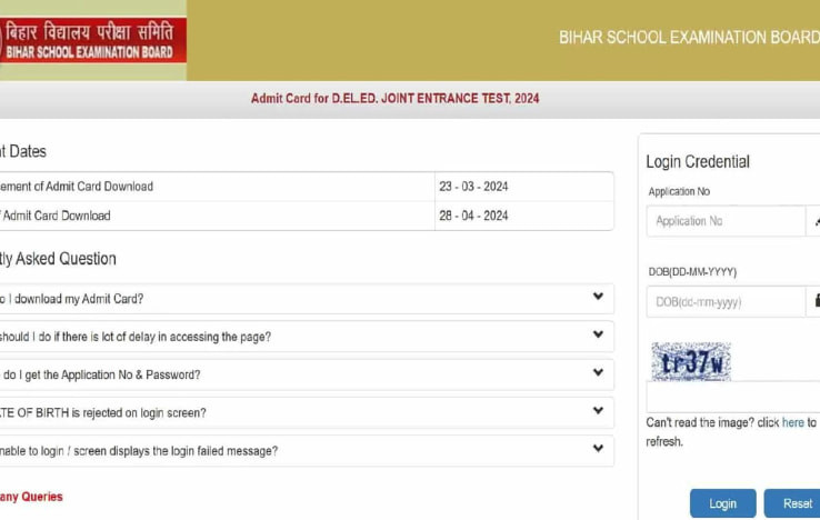 Bihar DElEd 2024 Admit Cards Released: Download Now!