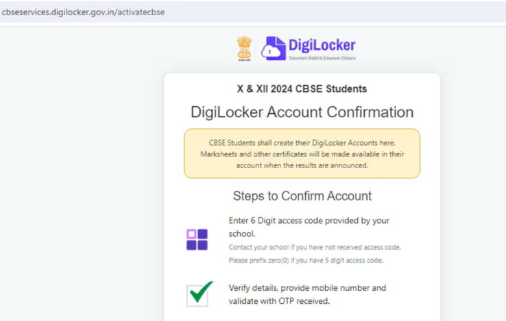 CBSE to Issue DigiLocker Access Codes for Class 10, 12 Results