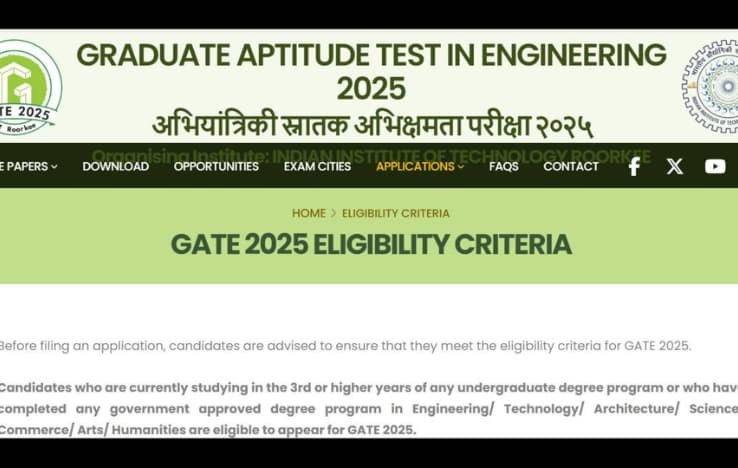 IIT Roorkee to Conduct GATE 2025: New Website Launched