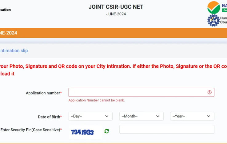CSIR UGC NET 2024 City Intimation Slip Released: Check Details Here