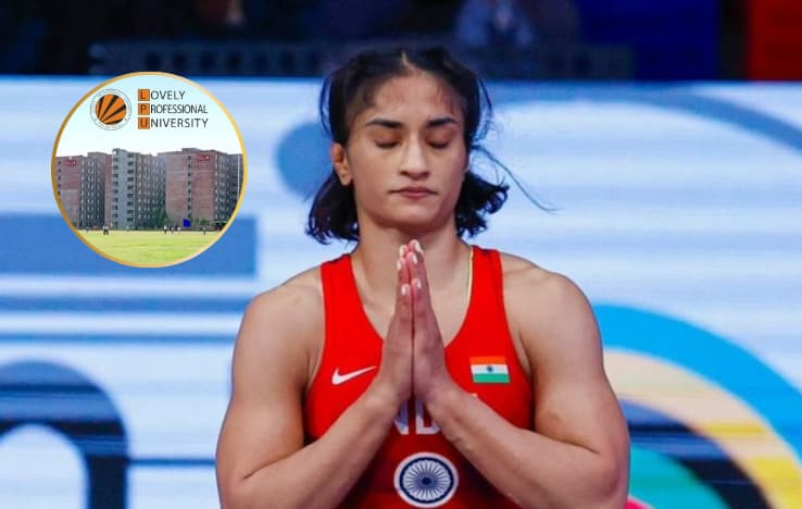 Lovely Professional University Rewards Wrestling Star Vinesh Phogat
