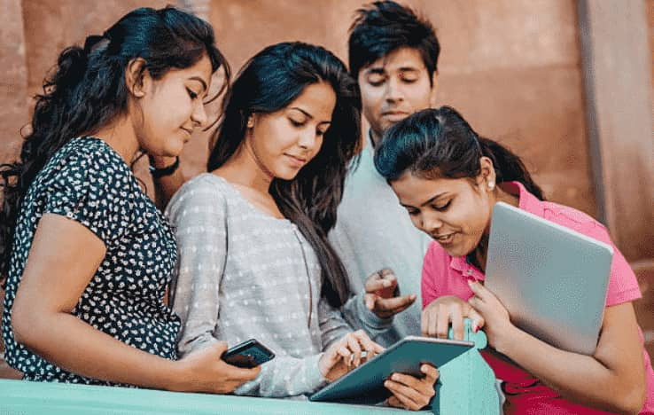 Students registering for UCEED 2025 on the official website of IIT Bombay for the Bachelor of Design programs.