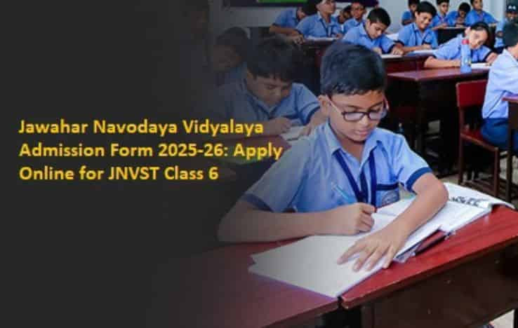 JNVST Class 6 Admissions 2026