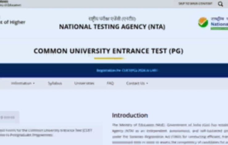 CUET PG 2026 Registration Begins