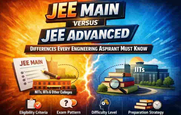 JEE Main Versus JEE Advanced Differences Every