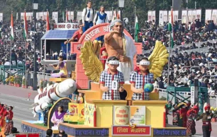 Vibrant Republic Day Tableaux