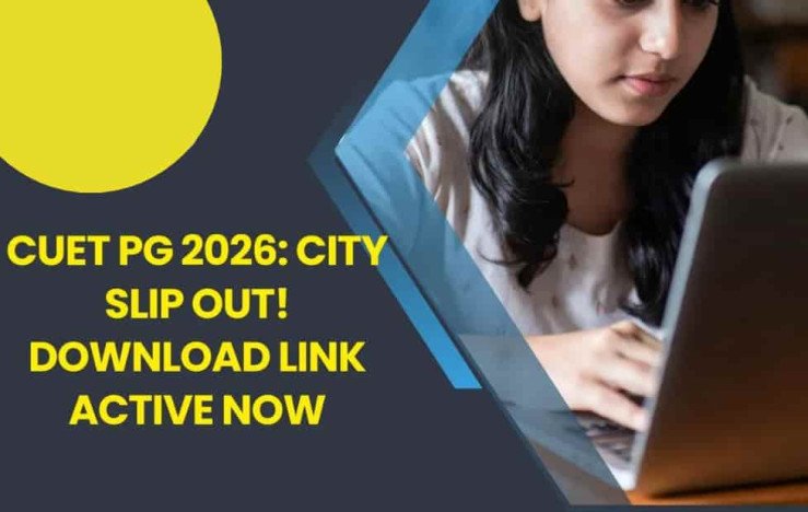 CUET PG 2026 City Intimation Slip