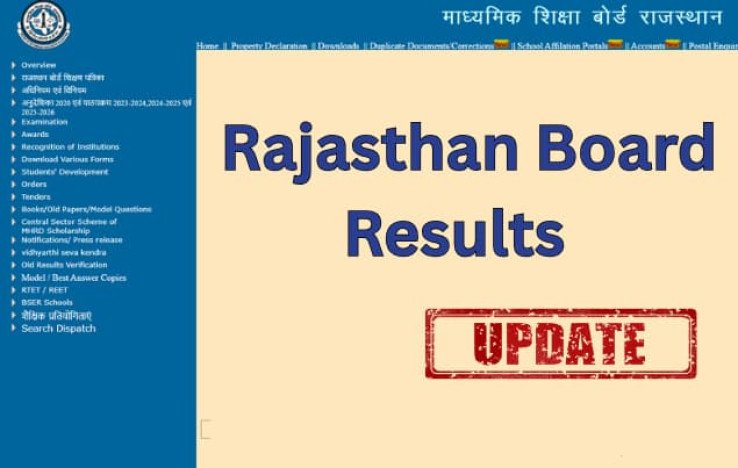 Rajasthan Board Class 5, 8 results March 24