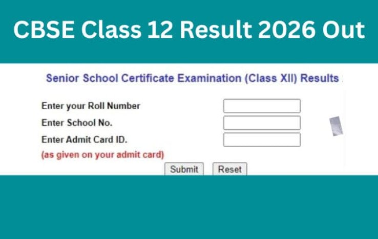 CBSE Class 12 Result 2026 Out Download Marksheet Online 